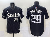 Seattle Mariners #29 Cal Raleigh Mariners 5 Collaboration Style 1
