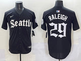 Seattle Mariners #29 Cal Raleigh Mariners 5 Collaboration Style 2