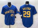 Seattle Mariners #29 Cal Raleigh Mariners City Adult Style 3