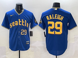 Seattle Mariners #29 Cal Raleigh Mariners City Adult Style 4