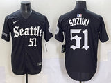 Seattle Mariners #51 Ichiro Suzuki Mariners 5 Collaboration Style 2