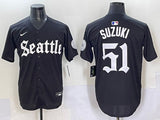Seattle Mariners #51 Ichiro Suzuki Mariners 5 Collaboration Style 3