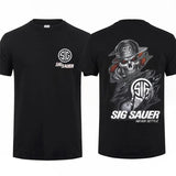 Sig Sauer Power Of America 2 Sided T-shirt - Tactical Gear Gun Lover Hunting Enthusiast Outfit Gift For Men And Women Dad Cotton Menswear