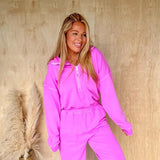 Simply Charming Bright Mauve Jumpsuit