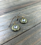 Bullet Earrings, Simply Dangle GOLD plated Stainless Steel, Lightweight, Custom Jewelry, 9mm, 223, 40 Caliber, AK-47, 38 Special, 308, 30-06, 45 Auto 44 Mag