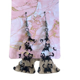 Skelli Cat dangle earrings
