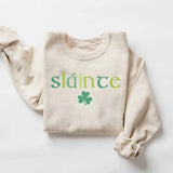 Slainte Sweatshirt, St Patricks Day Shirt, Women St Patricks Day Shirt, St Paddys Day Shirt, Slainte Unisex Shirt, Shamrock Sweater, Irish Shirt