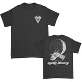 Sleep Theory Moon Gun Graphic T-Shirt, Grunge Band Logo Tee, Edgy Rock Style Streetwear, Unisex Menswear Womenswear Top, Concert Tour Apparel