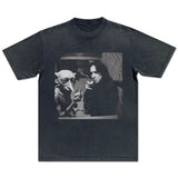 Snape and Dobby Smoking on Stairs Shirt Potter Wizarding Fan Tee Potterhead Christmas Birthday Gift Potter Book Funny 90s Vintage Shirt
