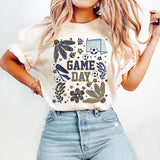 Soccer T-Shirt, Game Day T-Shirt, Boho Soccer Coquette T-Shirt, Soccer Bow T-Shirt, Soccer Mama Shirt, Soccer Mom Shirt, Brushstroke Soccer T-Shirt