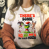 Some Horror in this house Shirt, Hallowen Shirt,  Cute Fall Shirt, Spooky Seasonstyle{n002}2