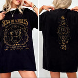 Song Of Achilles Shirt Greek Mythology Bookish Top Dark Academia Literature Shirt Gift For Book Lover Poet Shirt Bookcore, Unisex Sweater Pullover Tee