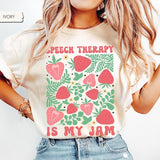 Speech Language Pathologist Shirt, Speech Therapist Gift, SLP Shirt, Speech Therapy Is My Jam, Pathology Tee LC2GO