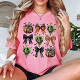 Spooky Fall Retro Unisex Tshirt Cotton Fit