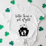 St Patricks Day Pregnancy Announcement Shirt, Funny Baby Announcement T-Shirt, New Mom Gift Tee, Mommy To Be Shirt, Baby Reveal Shirt.
