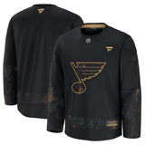 St. Louis Blues 2024 Military Appreciation Practice Jersey - Black