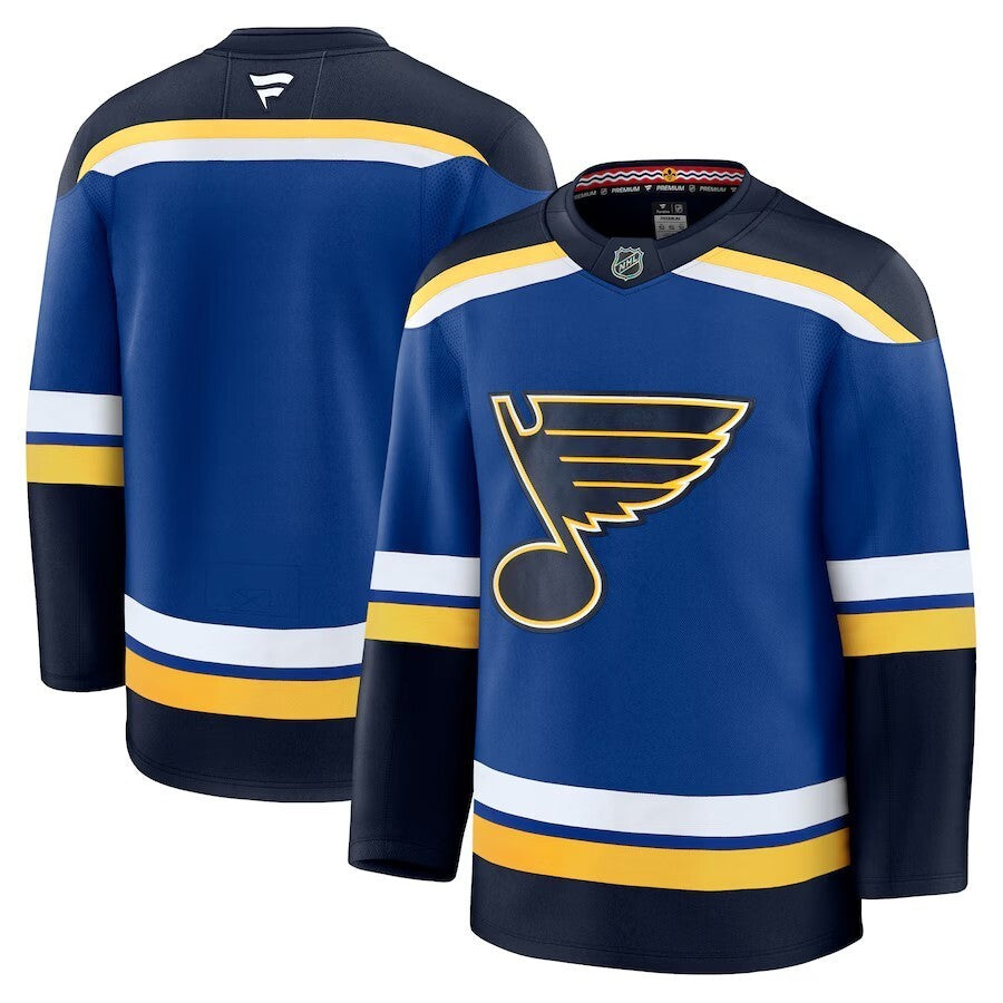 St. Louis Blues Fanatics Home Premium Jersey - Blue Style 2