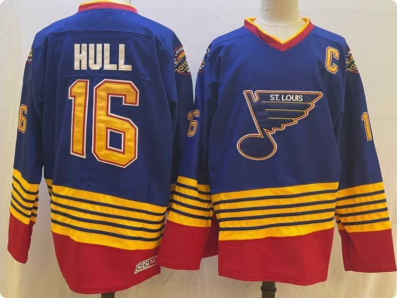 St. Louis Blues #16 Brett Hull Style 2