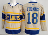 St. Louis Blues #18 Robert Thomas Blue