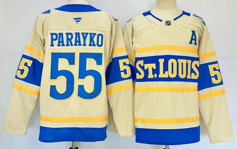 St. Louis Blues #55 Colton Parayko Style 1