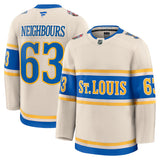 St. Louis Blues #63 Jake Neighbours 2025 Winter Classic