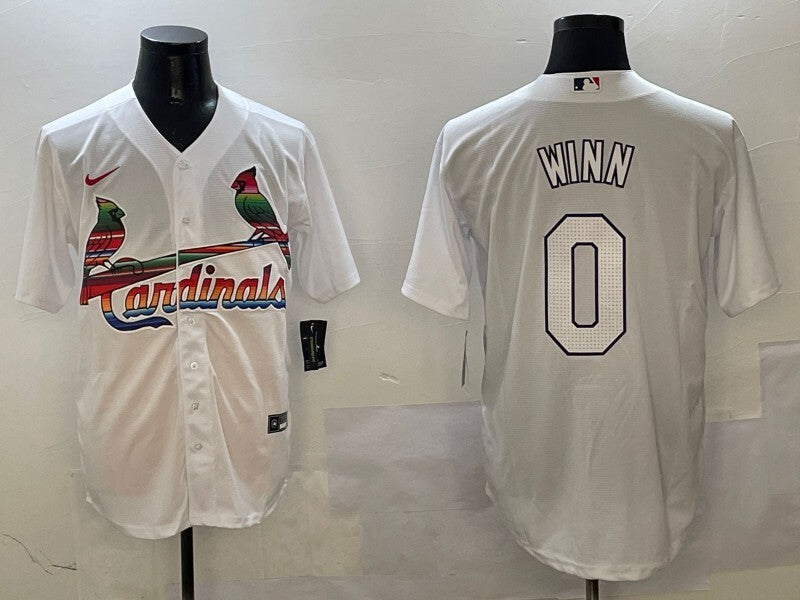 St. Louis Cardinals #0 Masyn Winn Red Adult Style 3