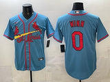 St. Louis Cardinals #0 Masyn Winn Red Adult