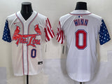 St. Louis Cardinals #0 Masyn Winn Red Edition Adult Style 1