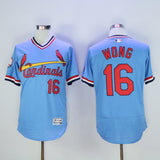St. Louis Cardinals #16 Kolten Wong Cardinals 16 Blue Retro 2016