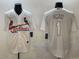 St. Louis Cardinals #1 Ozzie Smith Red Adult