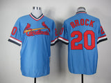 St. Louis Cardinals #20 Cardinals 20 Blue Retro