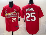 St. Louis Cardinals #25 Dexter Fowler Red Adult Style 1