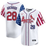 St. Louis Cardinals #28 Nolan Arenado Red Edition Adult Style 5