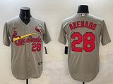 St. Louis Cardinals #28 Nolan Arenado Red Fan Edition Style 1