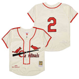St. Louis Cardinals #2 Cardinals 2 Off-White 1946 Retro