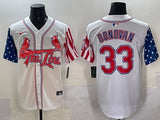St. Louis Cardinals #33 Brendan Donovan Red Edition Adult Style 2