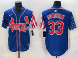 St. Louis Cardinals #33 Brendan Donovan Red Edition Adult Style 5