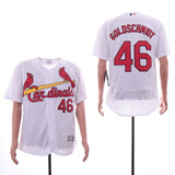 St. Louis Cardinals #46 Paul Goldschmidt Cardinals 46 White Elite