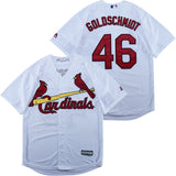 St. Louis Cardinals #46 Paul Goldschmidt Cardinals 46 White Fan