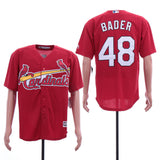 St. Louis Cardinals #48 Harrison Bader Cardinals 48 Red Fan