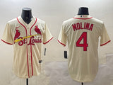 St. Louis Cardinals #4 Yadier Molina Fan Edition Style 1