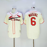 St. Louis Cardinals #6 Cardinals 6 Off-White 1944 Retro