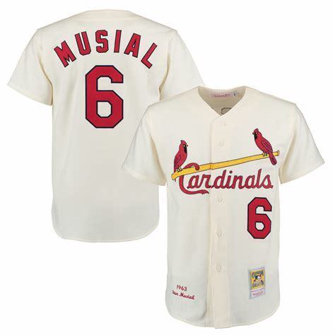 St. Louis Cardinals #6 Cardinals 6 Off-White Retro 1963