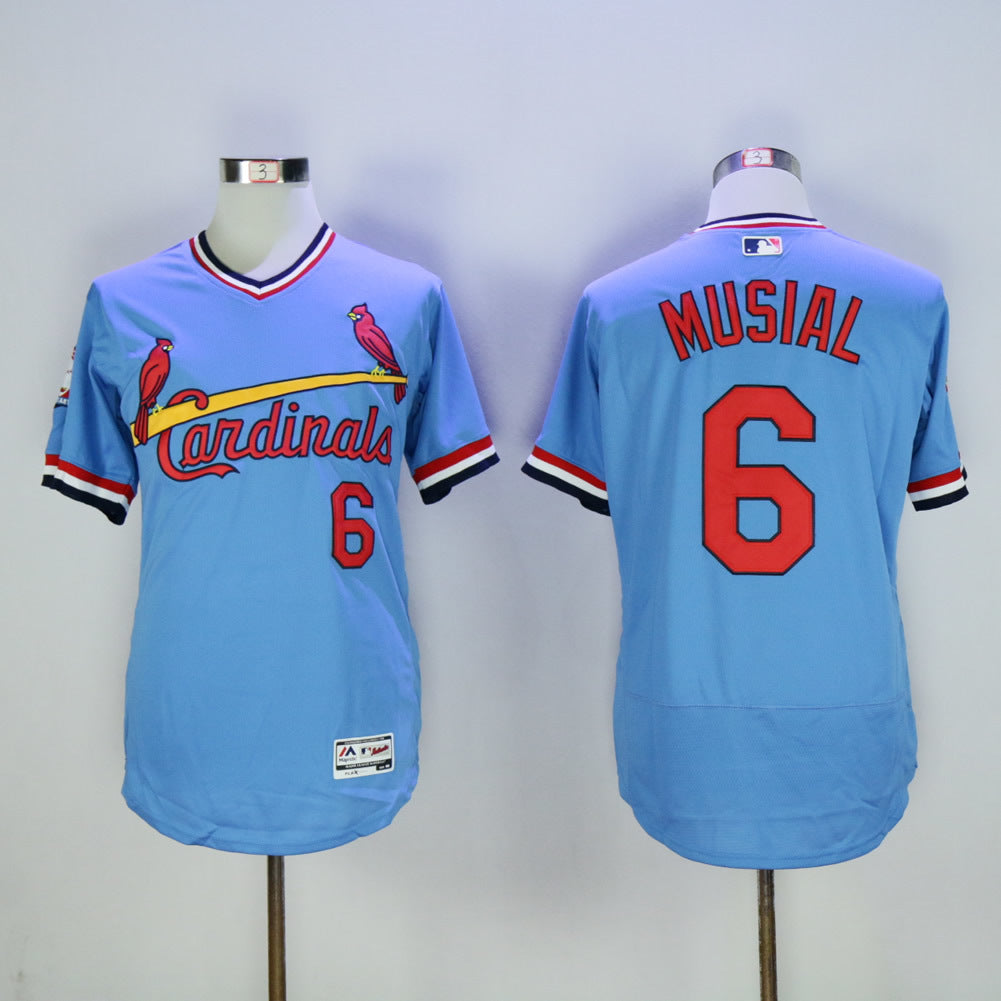 St.louis Cardinals #6 Stan Musial Cardinals 6 Blue 2016 Elite Edition