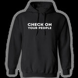 Stay Another Day - Check On Your People - Mental Health Awareness Tshirt and Hoodie Options S - 5x T-Shirt Tops Black Simple Fabric Menswear