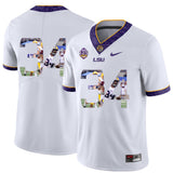 Stevan Ridley 34 Pattern White