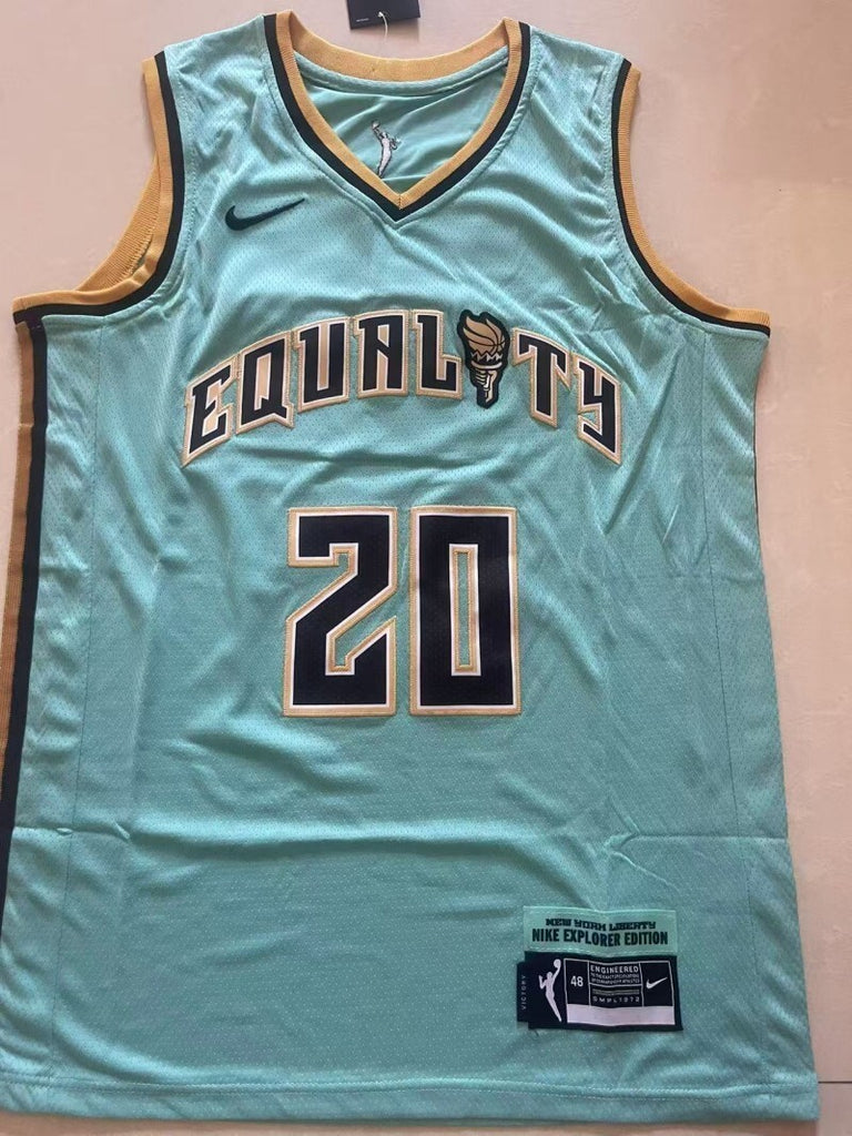 Stewart Laney-Hamilton #20 Sabrina Ionescu 20 # Green Style 2