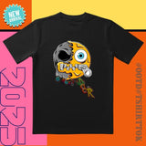 'Cute Party' Tee |   3D Cut & Neon Clash |   Trendy Essential for Dates/Parties/Streetwear