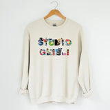 Studio Ghibli Sweatshirt, Hayao Miyazaki, Studio Ghibli Totoro Shirt, Ghibli No Face Shirt, Howl's Moving Castle shirt, Ponyo Sweatshirtstyle{n002}2