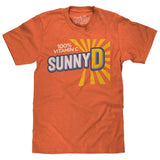Sunny Delight Sunburst Logo T-Shirt - Heather Orange